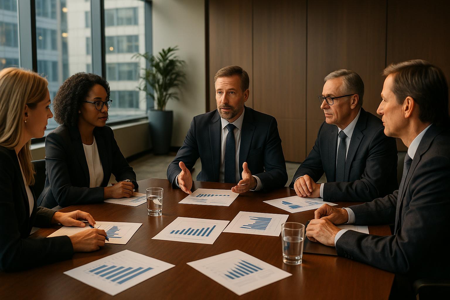 Business Growth Background